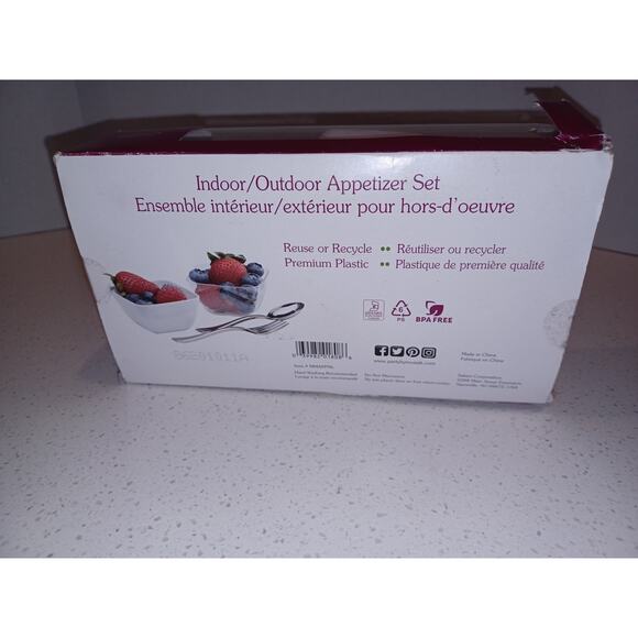 Mozaik Premium Plastic Mini Appetizer & Dessert Tasting Set 96 pieces Catering - Picture 4 of 5